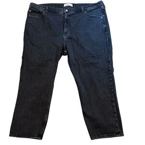 Abercrombie & Fitch Ankle Straight Ultra High Rise Women’s Black Cotton 35 / 20S